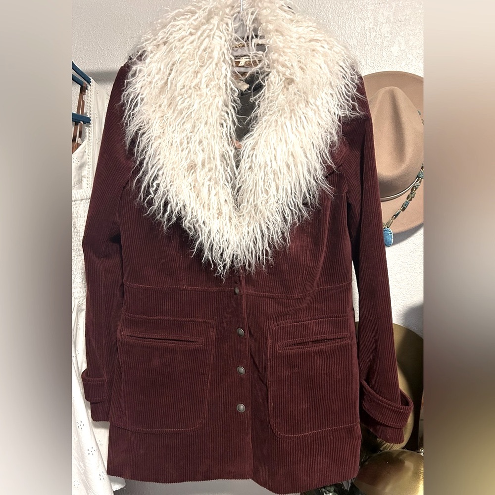 UFT NWT Free People Lady Lane corduroy coat Size Small - Picture 6 of 16